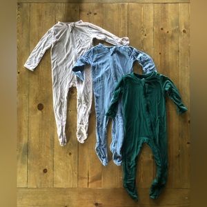 Flawed‼️ Kyte Baby bamboo sleepers lot of 3